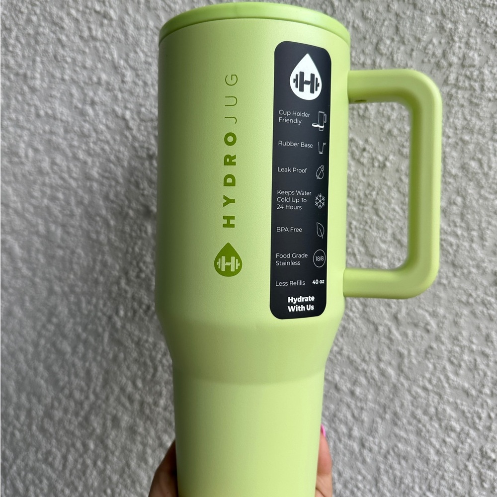 NWT LIMITED EDITION HydroJug 40oz Traveler, Honeydew